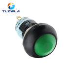 1PCS DIY Mini 12mm Momentary Waterproof Push Button Switch Horn Blue White Green Red Yellow Black 1A 250V Self-reset