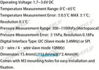 1/5/10/30/50PCS GY-BMP280-3.3 high precision atmospheric pressure sensor module altimeter BMP280-3.3