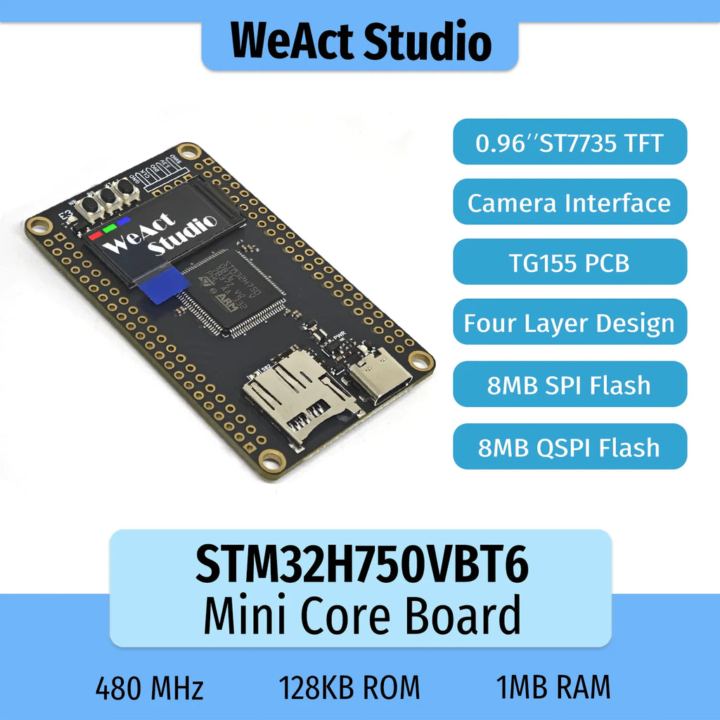 STM32H750VBT6 STM32H750VB STM32H750 STM32H7 ARM STM32 Minimum System Demo Board Core Board Development Board
