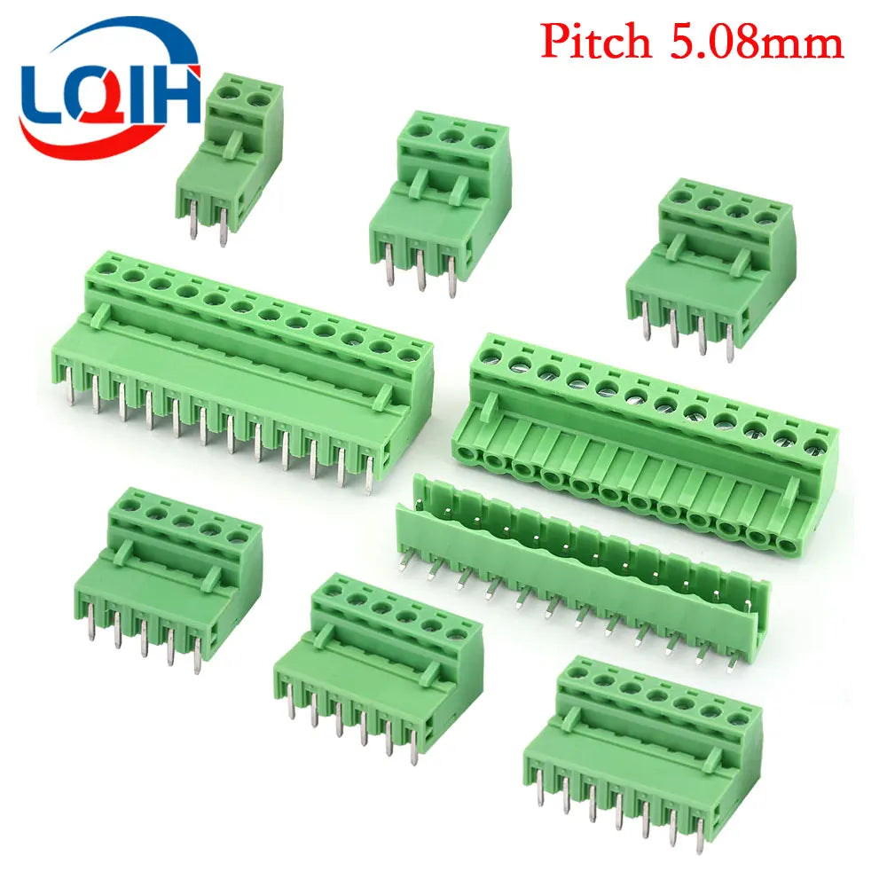 15EDG KF2EDG 2.54mm 3.5mm 3.81mm 5.08mm PCB Screw Terminal Block 2 3 4 5-16Pin Male Plug Female Socket Pin Header Wire Connector