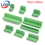 15EDG KF2EDG 2.54mm 3.5mm 3.81mm 5.08mm PCB Screw Terminal Block 2 3 4 5-16Pin Male Plug Female Socket Pin Header Wire Connector