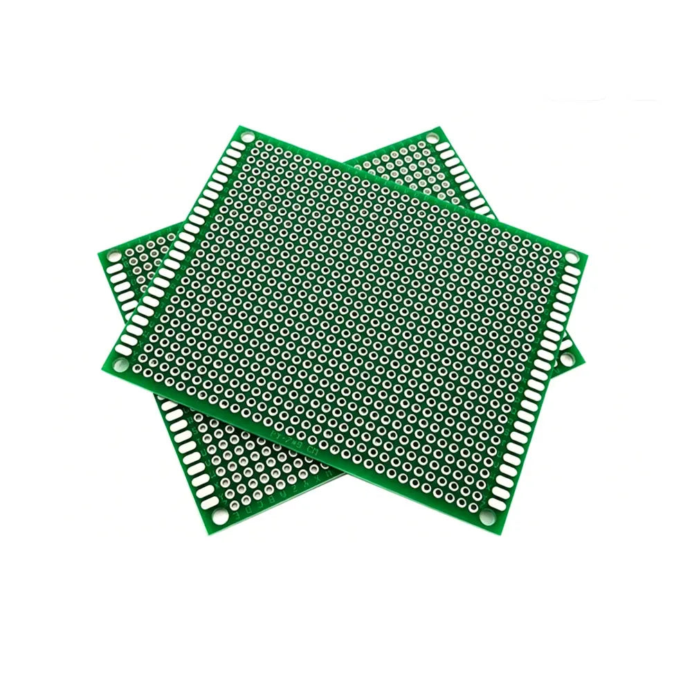 2x8cm 3x7cm 4x6cm 5x7cm 6x8cm 7x9 8x12 9x15cm 10*15CM Green PCB Dual Panel Board DIY Universal Prototype Board Protoboard Kit