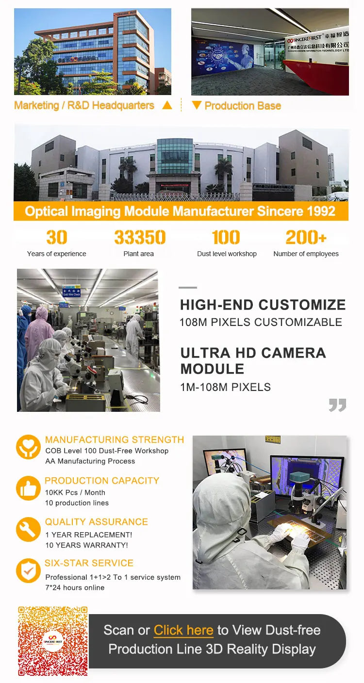 Hd Resolution 12mp Pixels  IMX477 Cmos Camera Pcb Board HFOV105 MIPI CCTV camera module