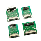 1Pcs 1.0mm to 2.54mm FPC/FFC Adapter Board - Multi-Pin (4-30P) Breakout Board with Straight/Curved Header