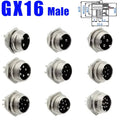 5pcs GX12 GX16 GX20 2 3 4 5 6 7 8 9 10 12 14 15 Pin Docking Aviation Plug Socket Circular Connector
