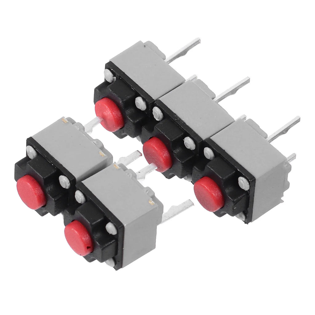 5Pcs Silent Micro Push Button Switch 6x6x7.3mm Ultra Quiet Tactile for Electronics Control Panels