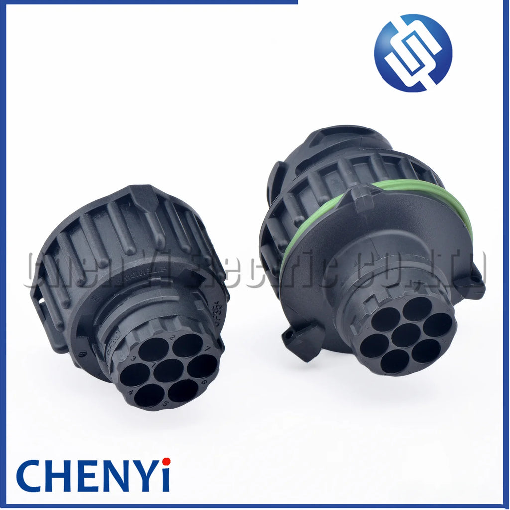 2 set 7 pin 1.5 mm BU-STE KPL CIRCULAR DIN HOUSINGS Male or Female Connector 968421-1 967650-1 1718230-1 with cable Sheath