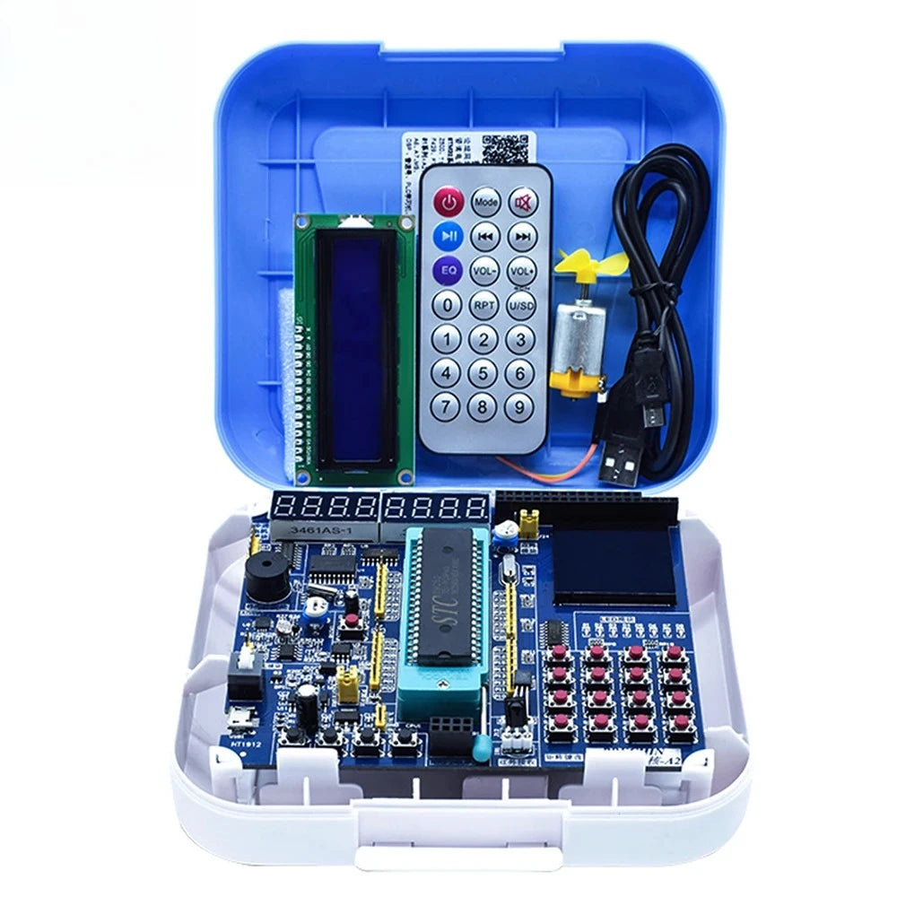 STC89C52 Controller 32/64-bit Operating System Microcontroller Experiment BoardC51 Development Board LCD1602 8051 MCU
