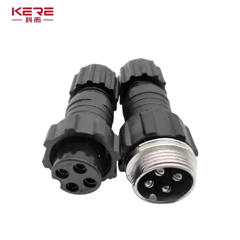 GX16 M16 Waterproof Circular Connector 2 3 4 5 6 7 8 9 10 Pin Back Nut Docking Male Female Plug Socket Cable Panel Mount Outdoor