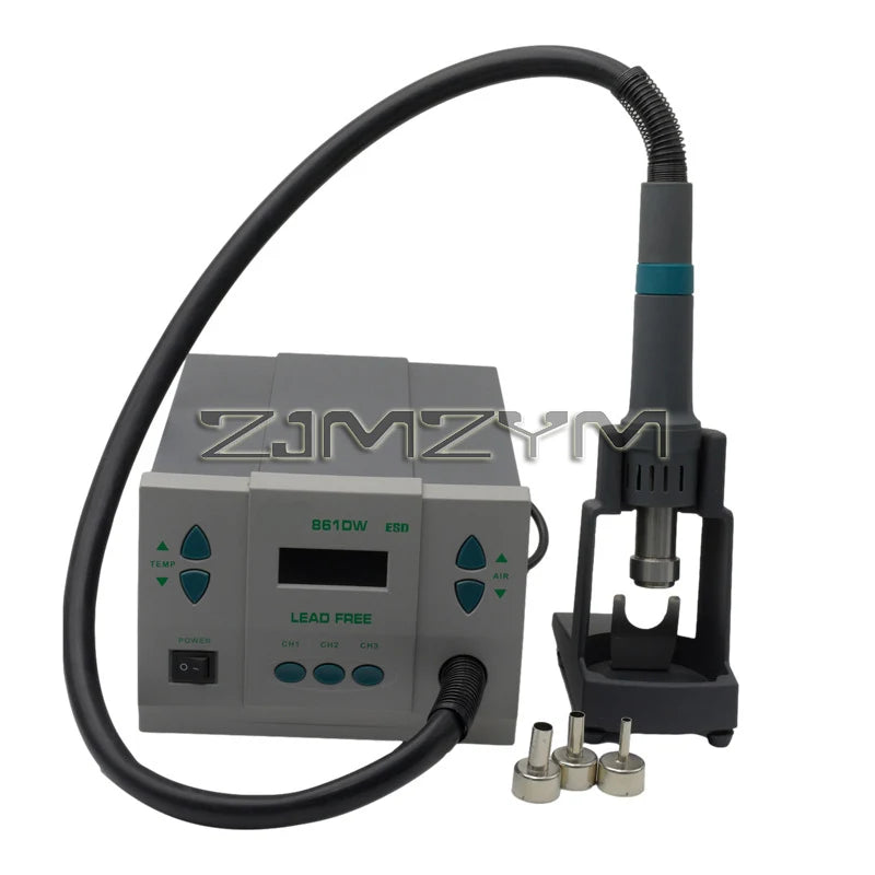 861DW 1000W Heat Gun Lead Free Hot Air Soldering Station Digital display Rework Station+Nozzle 220V/110V
