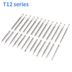 T12 Tip Soldering Iron Tip T12-D24 ILS J02 K KU for Hakko Fx951 DIY T12 Soldering Station Kits Welding Tools