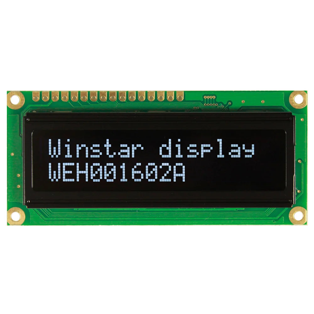 WINSTAR WEH1602A 5V 3.3V 80X36mm 162 LCM COB SPI OLED 1602 Panel 16x2 Character LCD IC Module Display