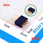 2 5 20 Pcs Spring Loaded 1.27 MM Pitch Pogo Pin Connector 2 5 6 8 10 Position Male Pad PCB Header Single Row Through Holes Probe