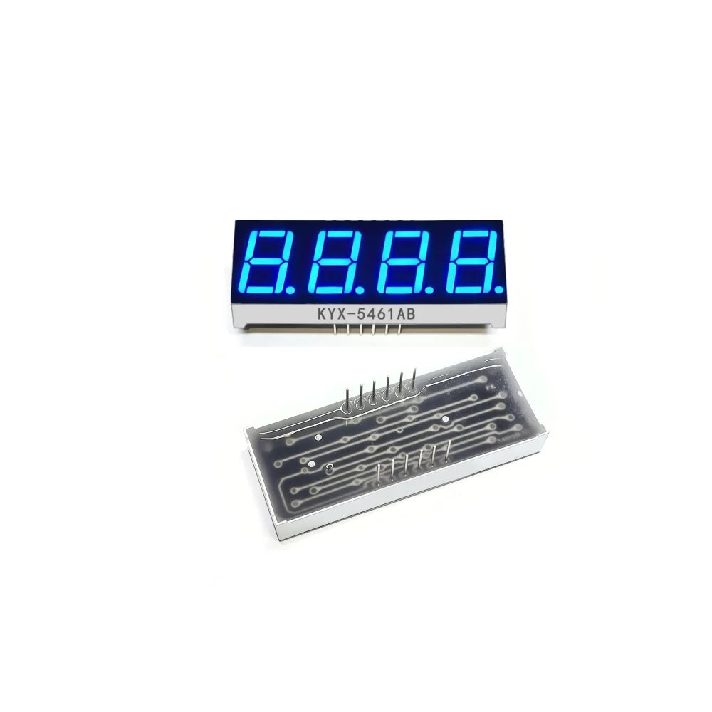 10PCS 0.56-inch 4-digit numeric tube 50mmX19mm digital display "8" height14.2mm seven-segment numeric tube 5461series5641
