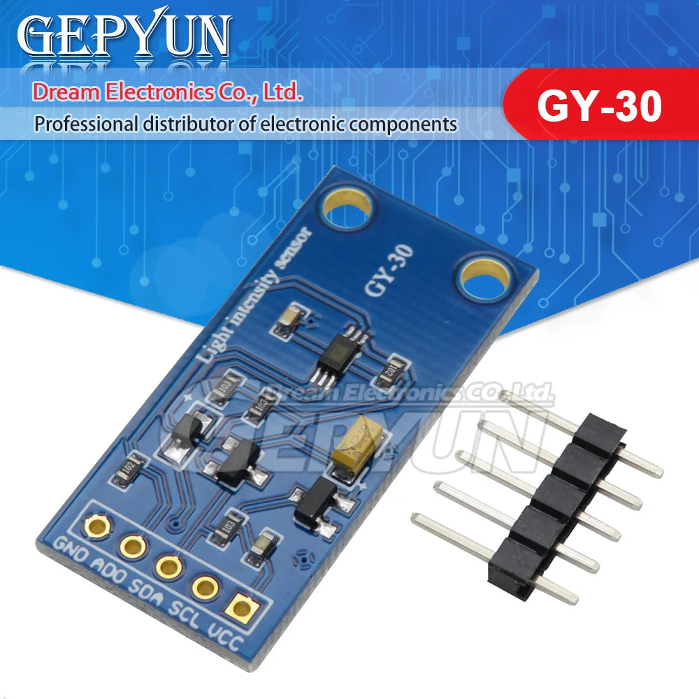 GY-30 3V-5V BH1750 BH1750FVI The digital optical intensity illumination sensor of module for arduino