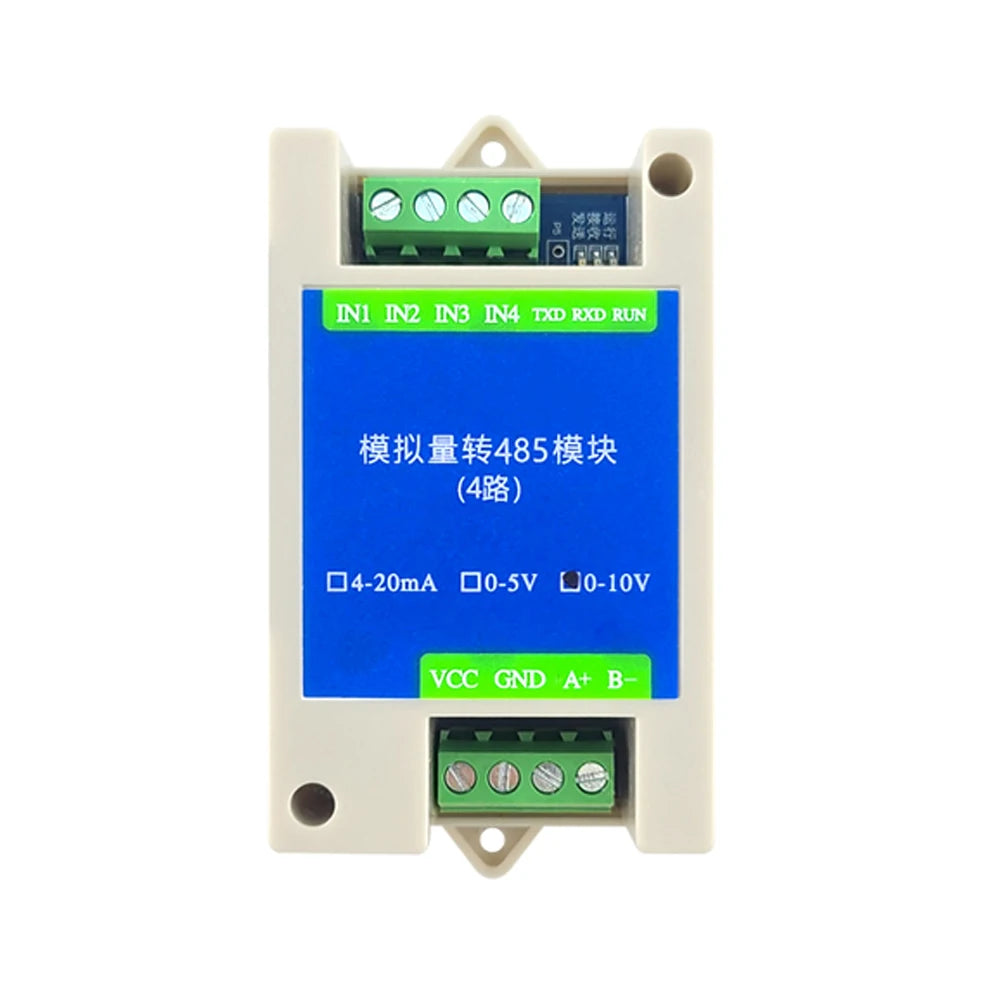 Conversion Module Analog 4-20mA 0-5V 0-10V to RS485 Modbus RTU Protocol 2 4 8 Channel Digital RS485 Transform Modules
