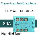 CNTD 3‑Phase Solid State Relay CTRE‑DA Series DC Control AC 10‑120A Industrial SSR Module 4‑32VDC Input 40‑480VAC Output