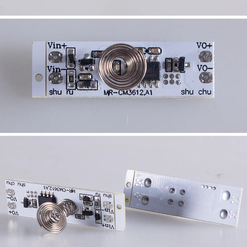 DC 12V Capacitive Touch Sensor Switch Coil Spring Switch LED Dimmer Control Switch 9-24V 30W 3A for Smart Home LED Light Strip