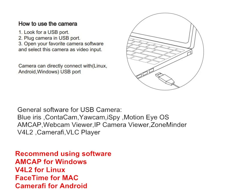 ELP 16MP Wide Angle USB Camera Module with 170degree Fisheye Lens 4K IMX298 Sensor Embedded Industrial Camera for Security