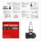 4PCS Autel TPMS MX-Sensor 315MHz & 433MHz 2in1 Tire Pressure Sensors Summer Tire Exchange Universal Clamp In