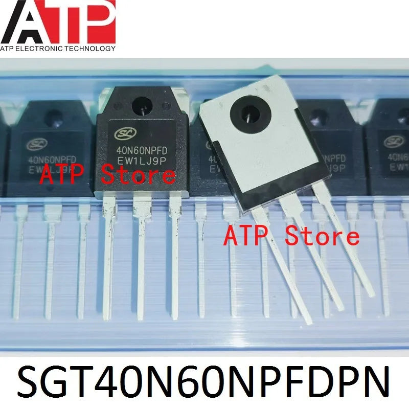 10PCS/LOT 100% New Original SGT40N60NPFDPN 40N60NPFD SGT40N60FD2PN 40N60FD2 TO-3P 40N60 IGBT Transistors 40A 600V