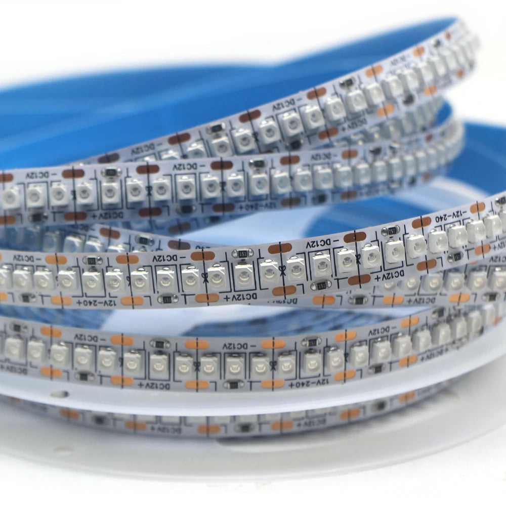 UV LED Strip Light 12V 24v Ultraviolet 60/120/240LEDS/M LED Diode Ribbon LAMP SMD 3528 Purple Flexible Tape for DJ Fluorescence