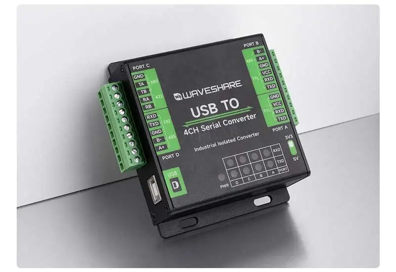Industrial Converter USB TO 4CH RS232/485/422/TTL Serial UART FT4232HL