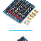 4X4 Matrix Keyboard For Arduino Array Module 16 Key Push Buttons Tastatur Switch Keypad Panel 4*4 Tasten 8LEDs Accessory DIY Kit