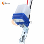 DC 12/24V AC 110/220V 10A Automatic Switch Auto On/Off Photocell Street Light Switch Waterproof Photo Control Sensor Switch