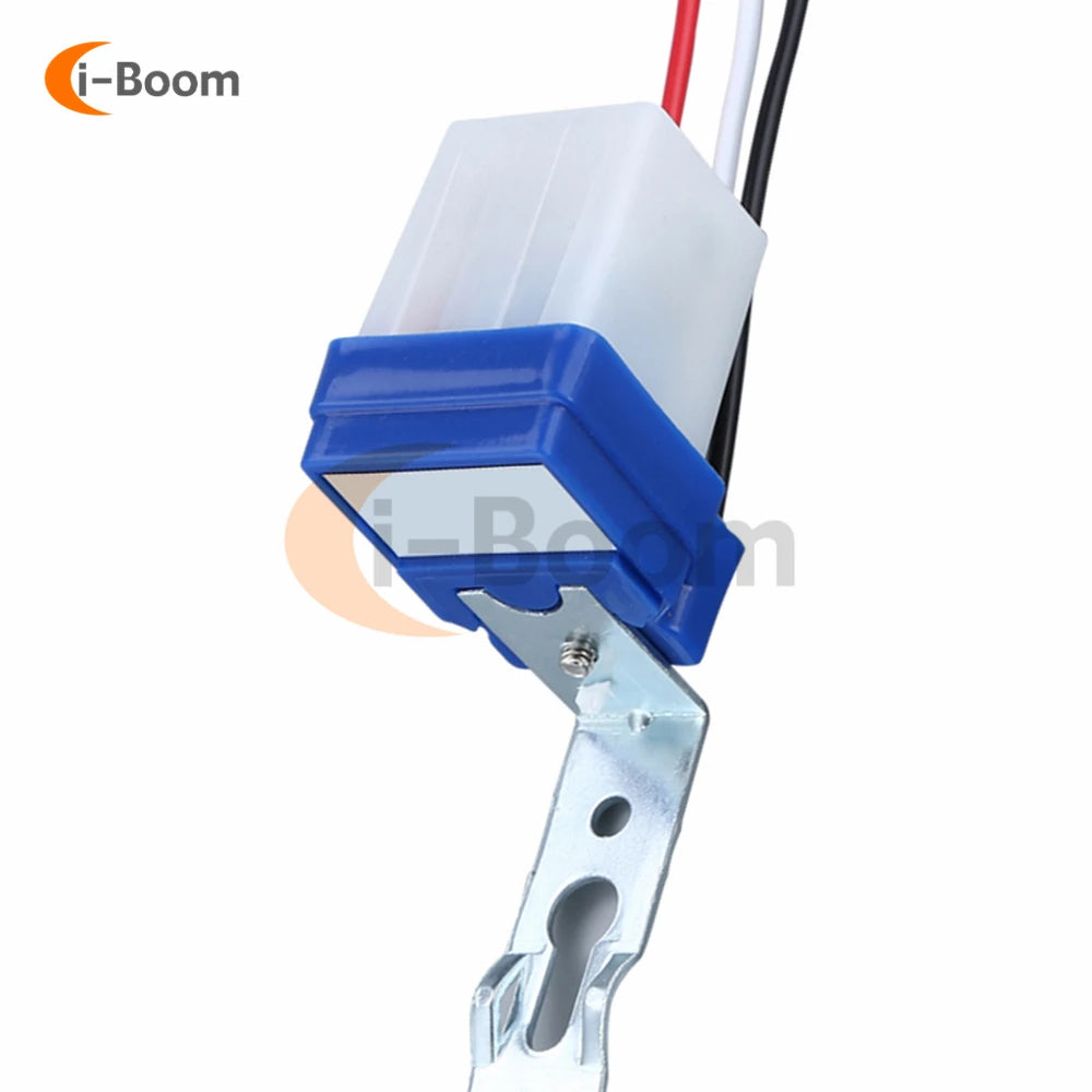 DC 12/24V AC 110/220V 10A Automatic Switch Auto On/Off Photocell Street Light Switch Waterproof Photo Control Sensor Switch