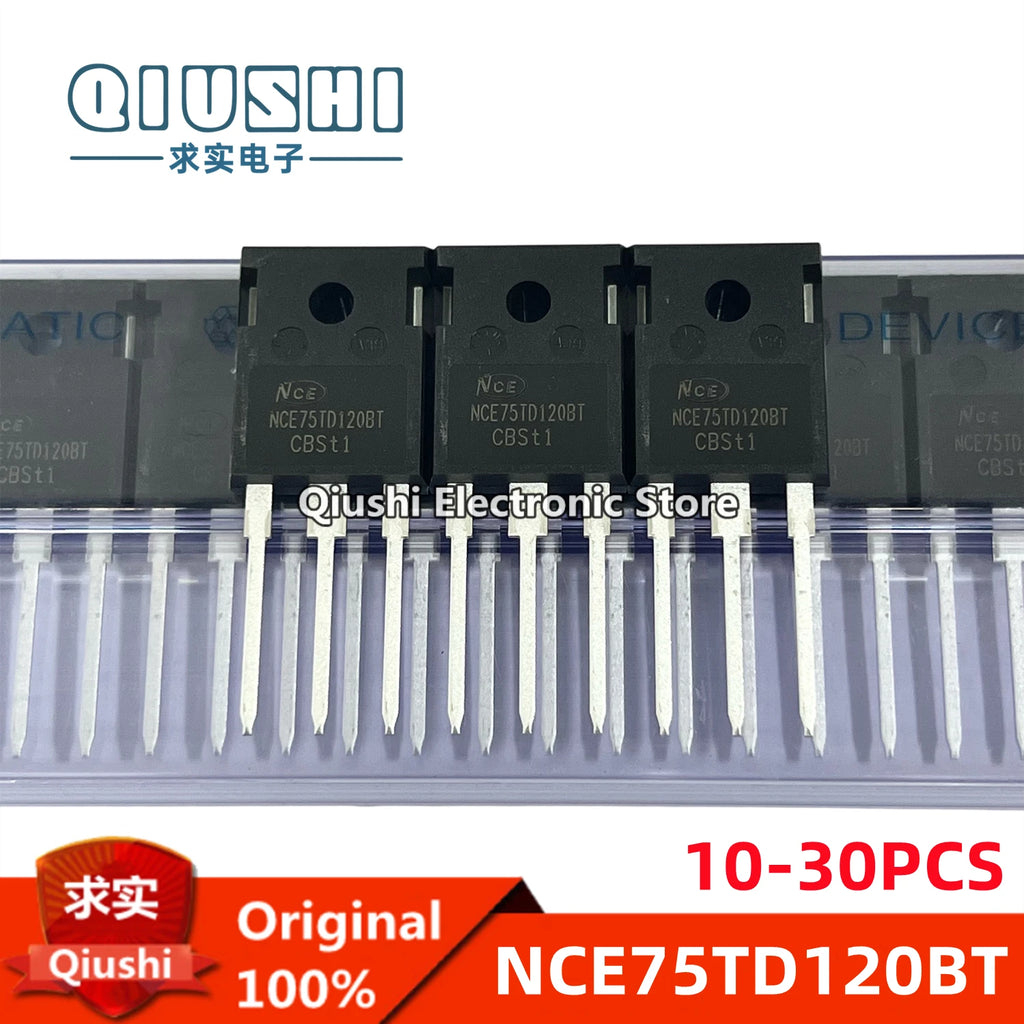 New Original  NCE75TD120BT 75T120 TO-247 IGBT 75A 1200V