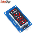 TM1637 4 Bits Digital LED Display Module For 7 Segment 0.36Inch Clock RED Anode Tube Four Serial Driver Board Pack