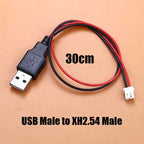 USB A 2.0 Male Female Plug to XH2.54 PH2.0 1.25 Du-Pont Terminal Wire Power Cord USB Adapter Extension Cable Touch Screen Cable