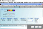 USB Logic Analyzer Microcontroller for ARM FPGA Debugger 24M Samples 8 Channels
