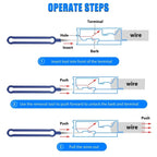 8-38Pcs Car Terminal Removal Tool Kit Depinning Tool Electrical Connector Pin Removal Car Optional Wire Terminal Removal Tools