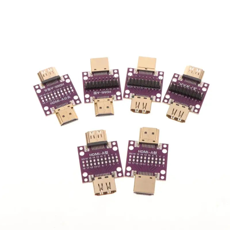 HDMI Male To Female/Female To Female/Male To Male Test Adapter Board With PCB Board Conversion Circuit Board Module