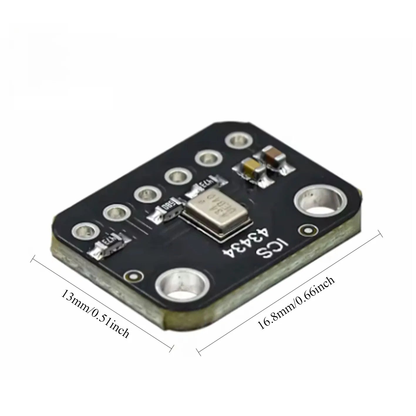 ICS 43434 I2S MEMS Microphone Module Breakout Low Cost Low Pass Filter for Arduino ESP32 Audio Capture DIY