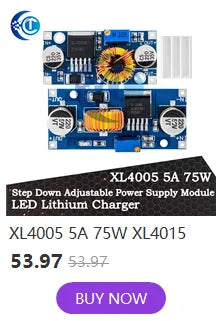 XL6009 Boost module 1.2-35V 20W Adjustable Power Supply Module for Arduino DIY