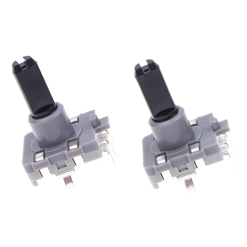2Pcs EC16 Rotary Encoder 3Pins 360 Degree Infinite Rotation Gear Selection Controller Washing Machine Microwave Oven Accessories