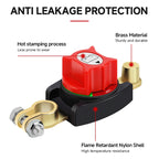 12-48V Car Isolator Disconnect Rotary Switch 275A On/Off Battery Power Cut Master Switch Disconnect Isolator for Car RV Boat