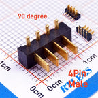 20Pcs Blade Male Battery Connector 2.5 MM Pitch 2 3 4 5 6 7 8 9 10 11 Position Right Angle Through Holes Straight PCB Header