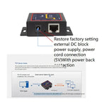 Industrial Modbus Serial RS232 RS485 RS422 to Ethernet Converter Device Server TCP/RTU/UDP RJ45 to RS232+RS485