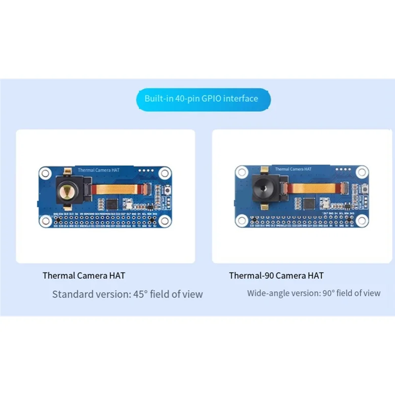 【T07A】Long-Wave IR Thermal Imaging Camera Module For Raspberry Pi IR Camera Long-Wave Camera Module Thermal Camera HAT