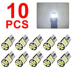 2/4/10/20 PCS T10 W5W LED Bulbs Canbus 12V 4014-26SMD 6500K White Car Interior Dome Reading Door Map Trunk License Plate Lights