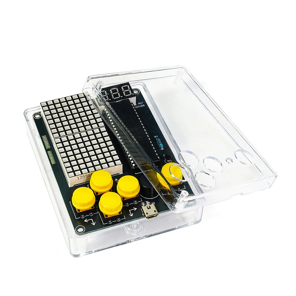 Pixel Gamer DIY Kit Pocket Gamer 51 Microcontroller Electronic Circuit Teaching Experiment Soldering Practice Module
