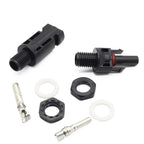 1/5/10 Pair M12 Thread Solar Male Female Connector High Quality Panel Coupler Inverter DC Combiner Box Installation connector E2