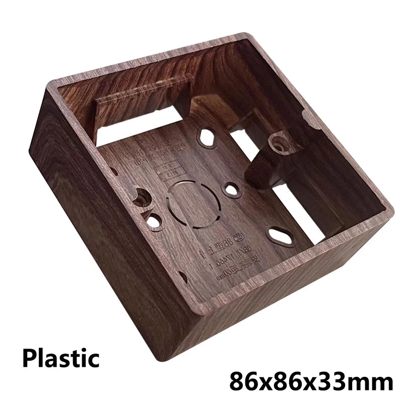 Toggle Wall Switch 1-4 Gang, Solid Wood Frame, EU French Wall Socket, Flush / Surface Mounting, Z6 Wallpad