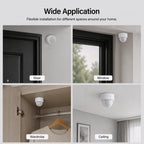 Tuya Zigbee 3.0 Motion Sensor Infrared Human Body Infrared Sensor Works With Tuya Smart Life Zigbee2MQTT Home Assistant ZHA