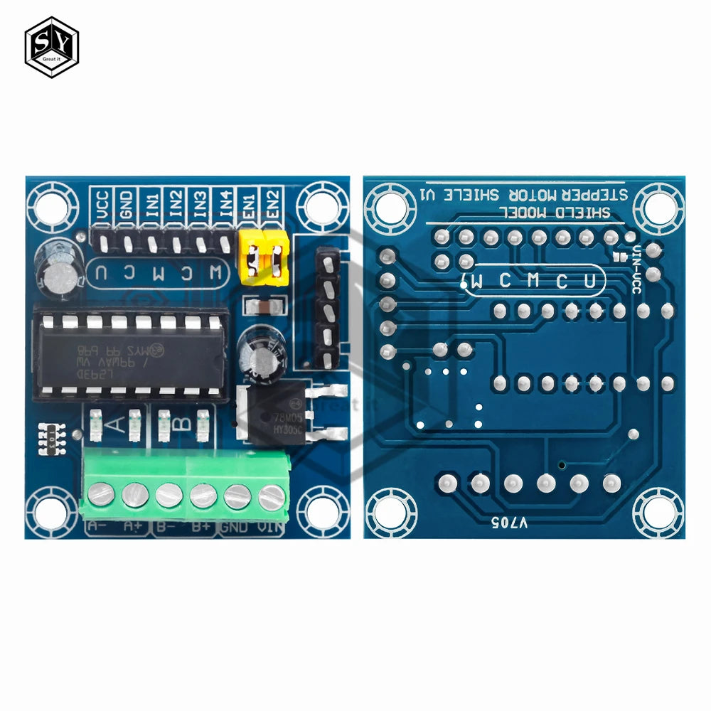 Mini L293D 4-Channel Motor Driver Shield for Arduino UNO/Mega 2560 (High Voltage/Current)