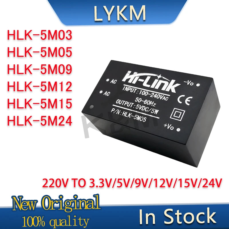 1/PCS New HLK-5M03 5M03 HLK-5M05 5M05 HLK-5M09 5M09 HLK-5M12 5M12 HLK-5M15 5M15 HLK-5M24 AC-DC Isolated power module In Stock
